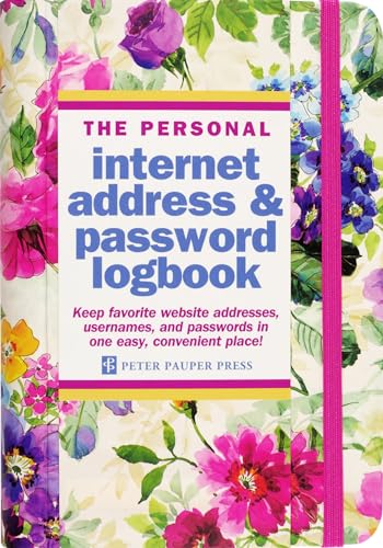 Peony Garden Internet Address & Password Logbook von Peter Pauper Press